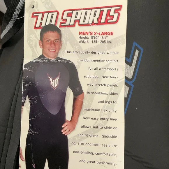 NWT Ho Sports Mens Wetsuit X-Large (185-205 lbs) - Picture 9 of 10